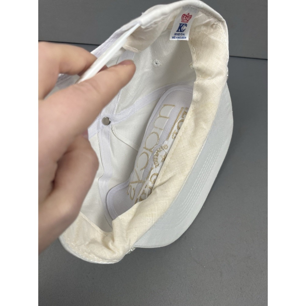 Vintage Macy's Top Gun Hat Cosmetics Fragrances White Rope Employee Performance - Picture 11 of 14